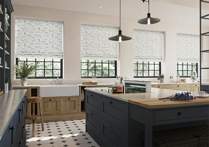 Dragonflies, Soft White - Roman Blind - Image 6
